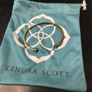 Kendra Scott bracelet with blue orbs